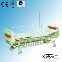 Dreifache Kurbeln Mechanisch verstellbares Krankenhaus Krankenpflegebett (A-3)